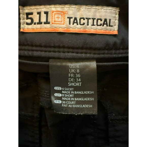 5.11 Tactical Black Utility Work Pants Size 4 Short - Picture 3 of 9